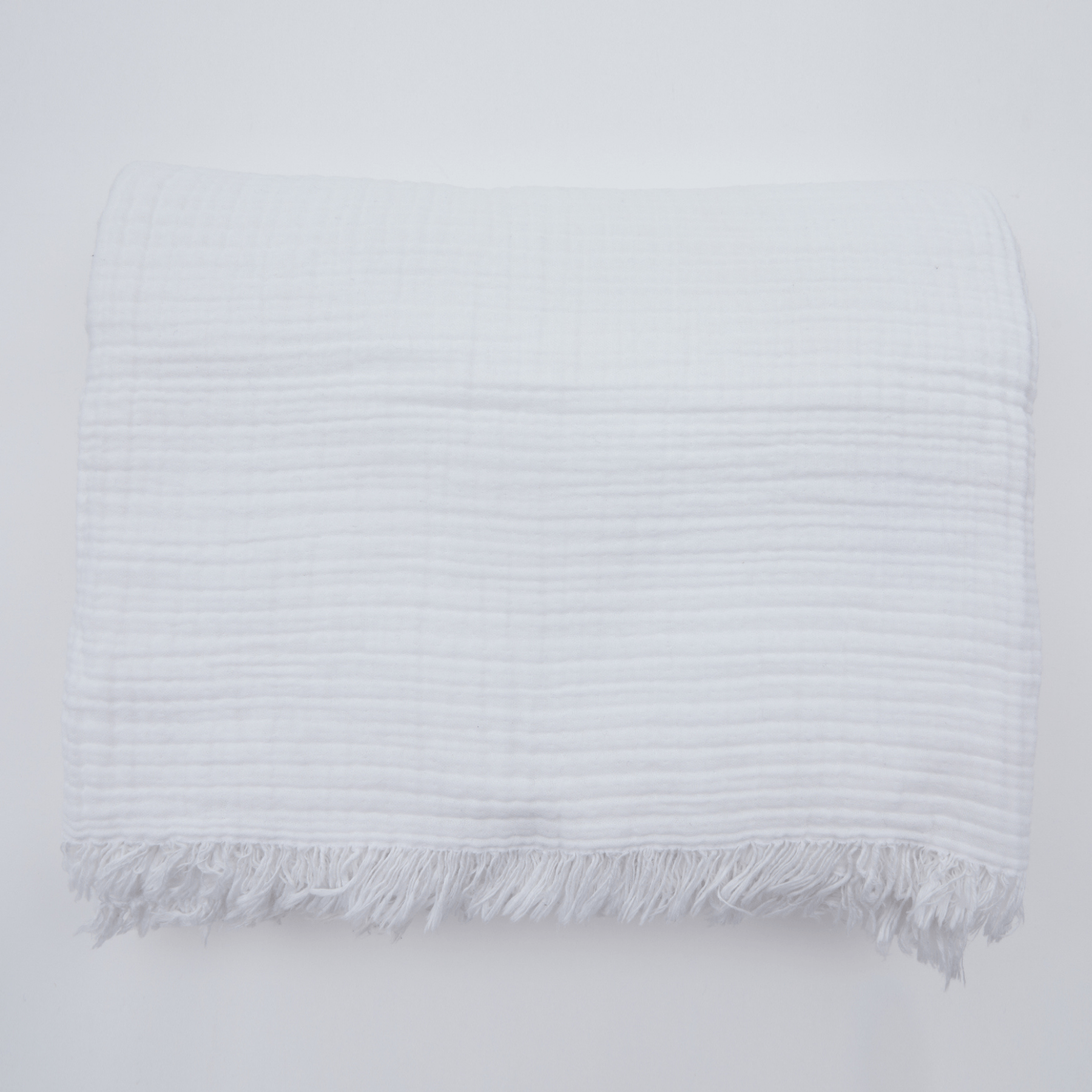 Joy |  Four Layered Crinkle Muslin Bed Cover