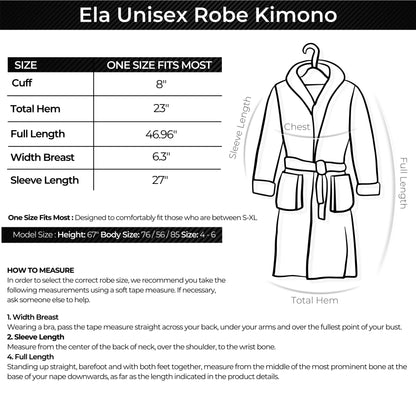 Ela Unisex Robe Kimono