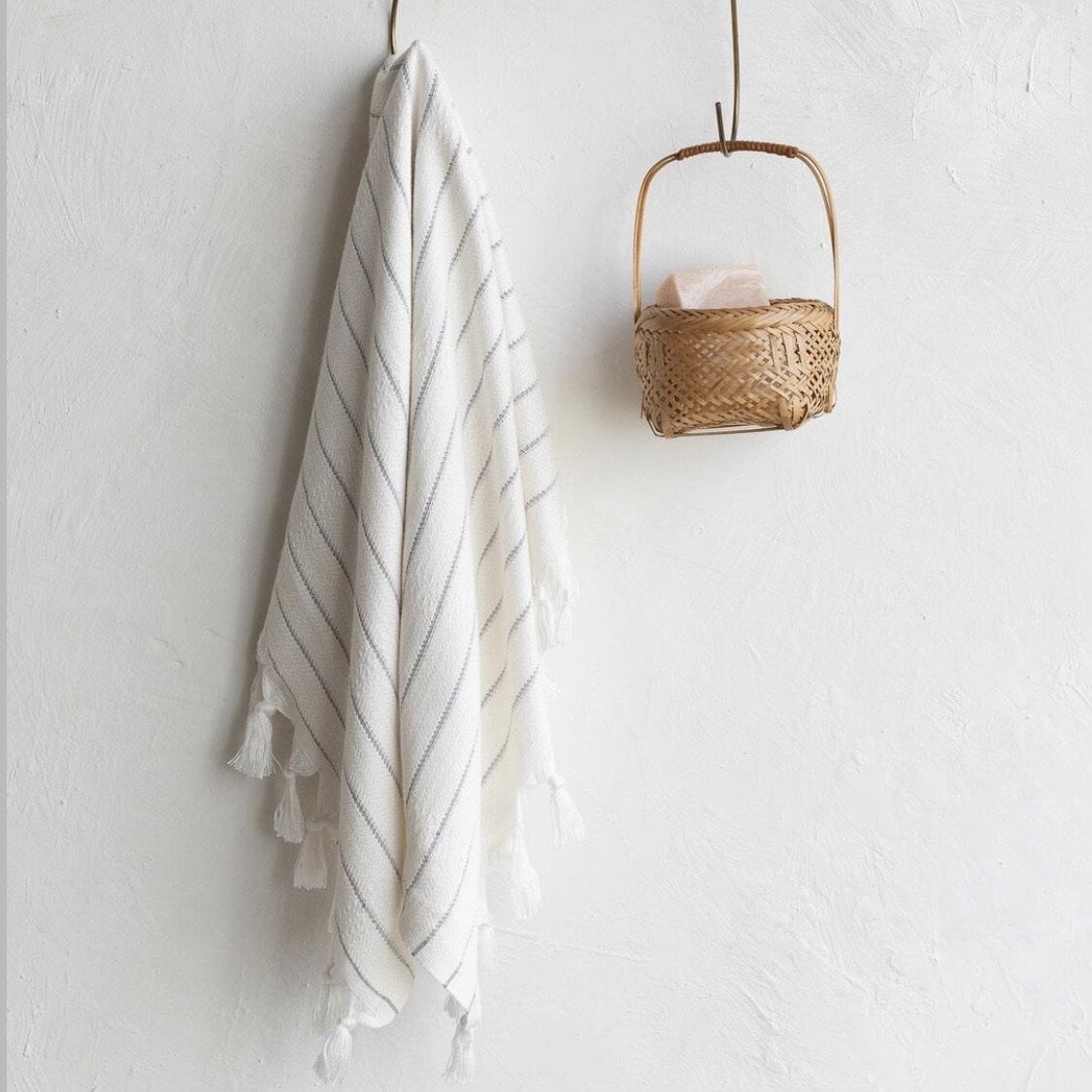 Deniz 100% Bamboo-Cotton Turkish Hand and Kitchen Towel