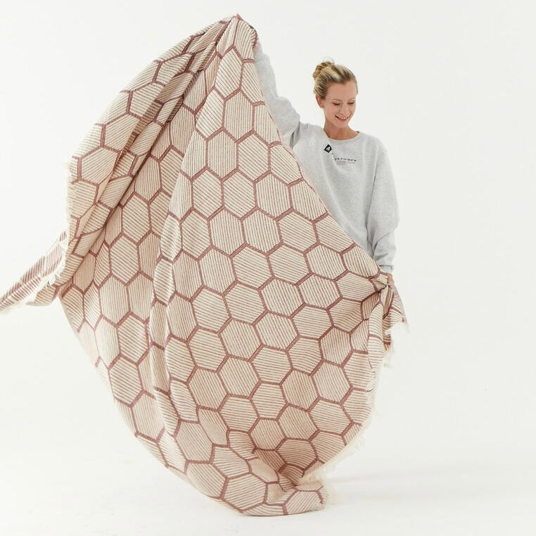 Honeycomb throw online