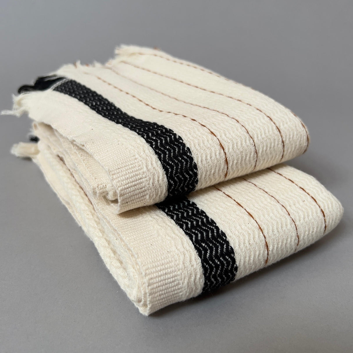  Kitchen Towels Dishcloths 100% Cotton, Set of 8, Dark
