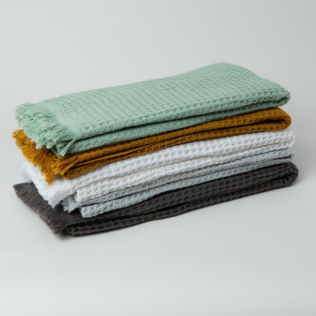 Turkish cotton waffle discount towels